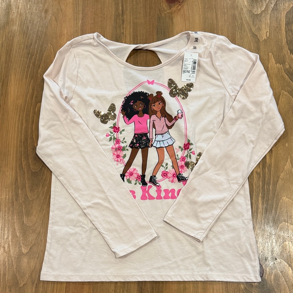 The Children's Place Light Pink Girls' Graphic Long Sleeve Tee